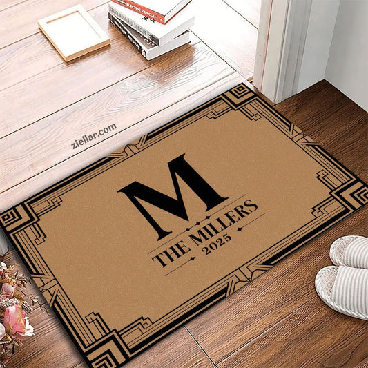 Unique Personalized Doormat, Add Your Own Text for Custom Home Entryway