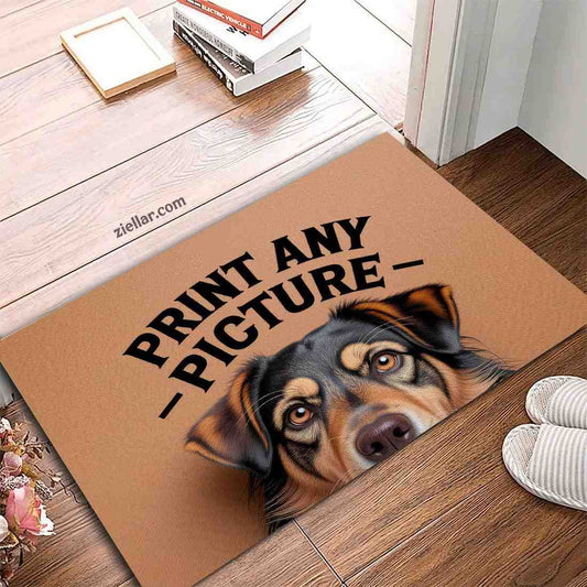 Unique Pet Portrait Doormat - Custom Dog or Cat Rug for Stylish Home Decor