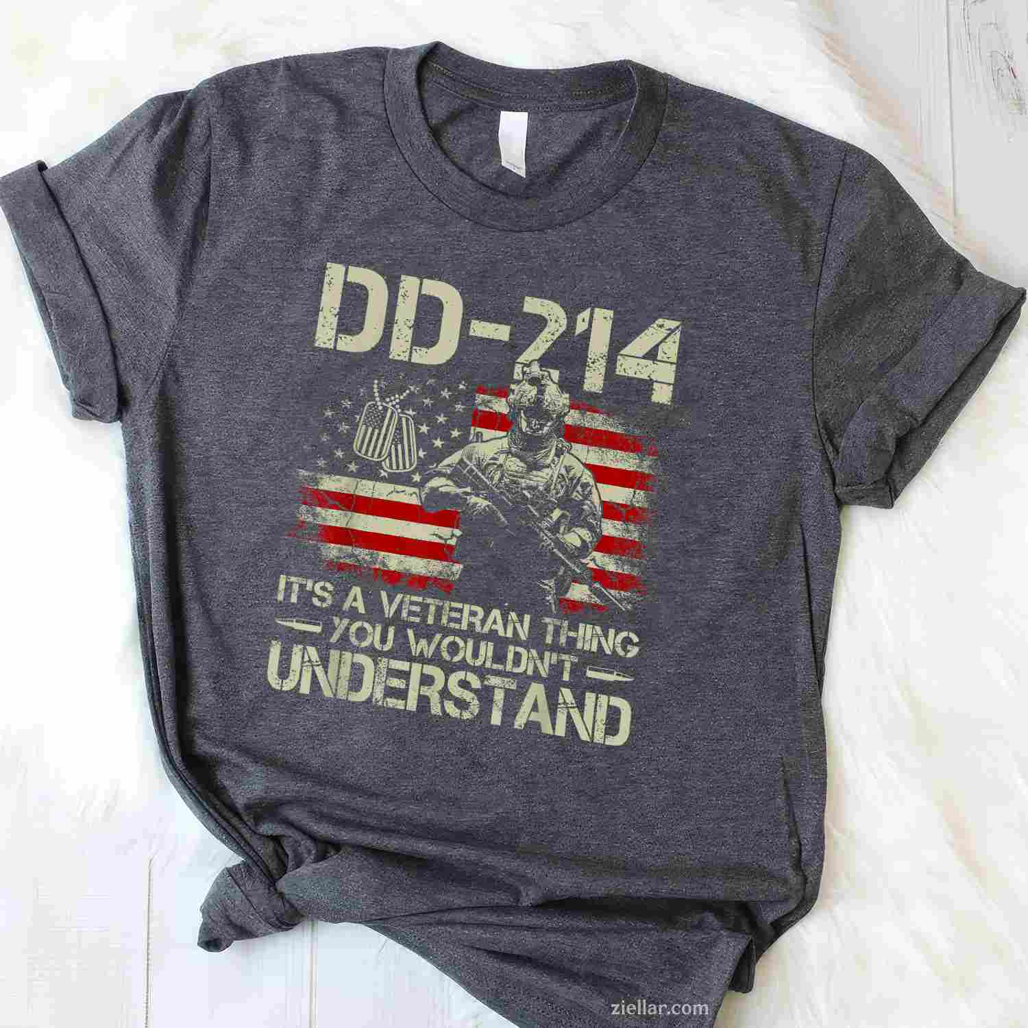 Veteran Of The United States Army Camouflage Us Flag Tribute T-Shirt And Tee