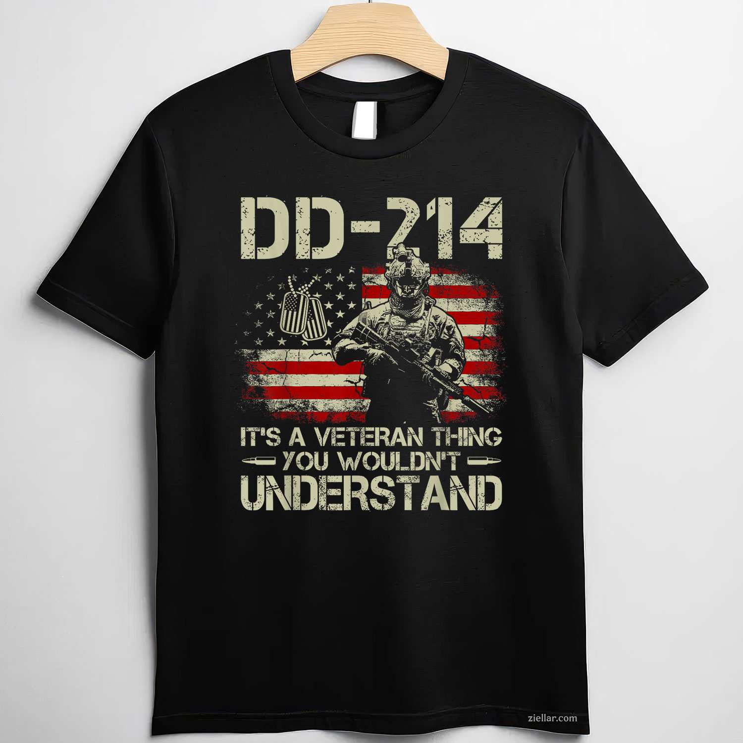 Veteran Of The United States Army Camouflage Us Flag Tribute T-Shirt And Tee