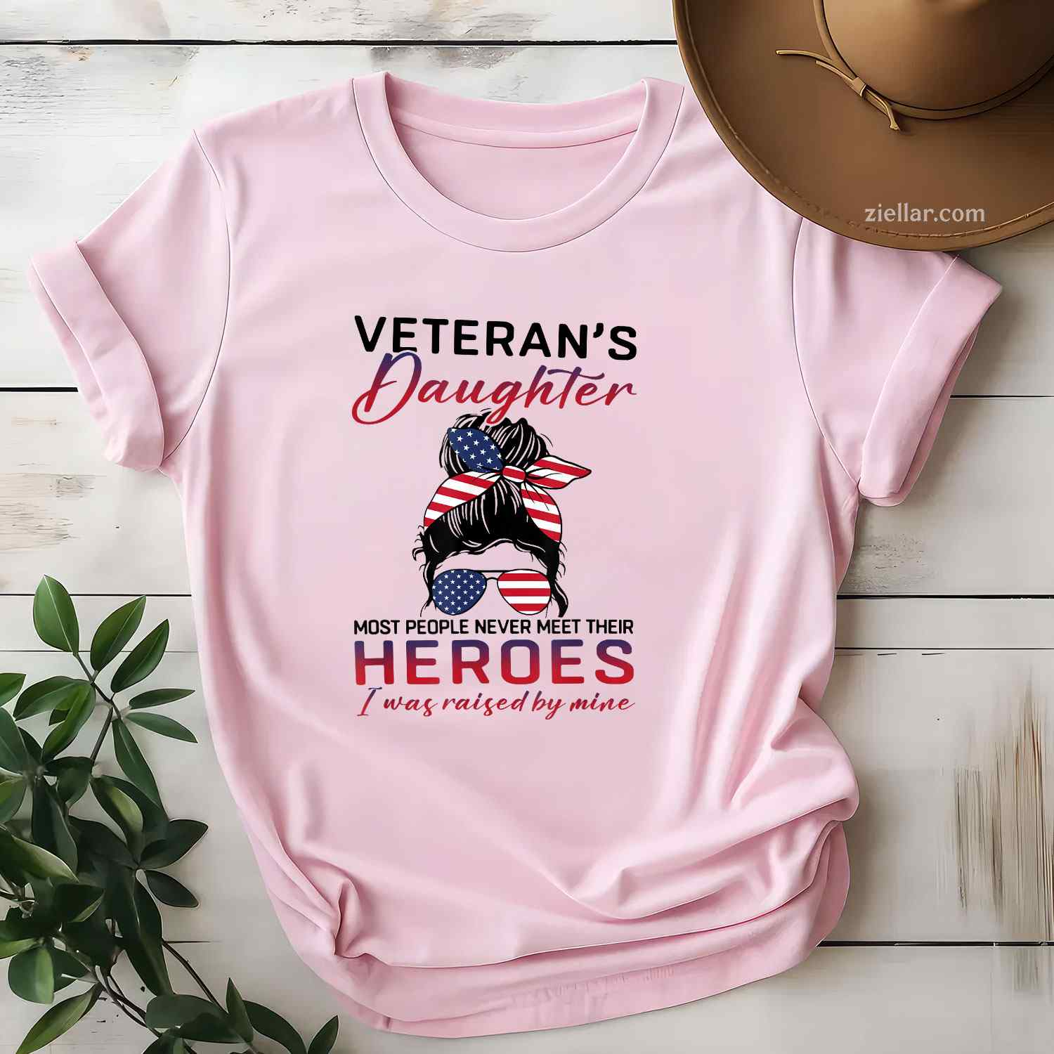 Veteran'S Daughter_ Most People Never Meet Their Heroes, A Premium T-Shirt And Tee For Adults