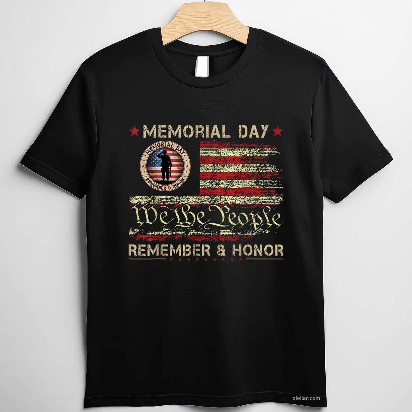Veterans Day 2025 USA Memorial Day Red Poppy Flower Military T-Shirt Tee for Men Women Adults Unisex