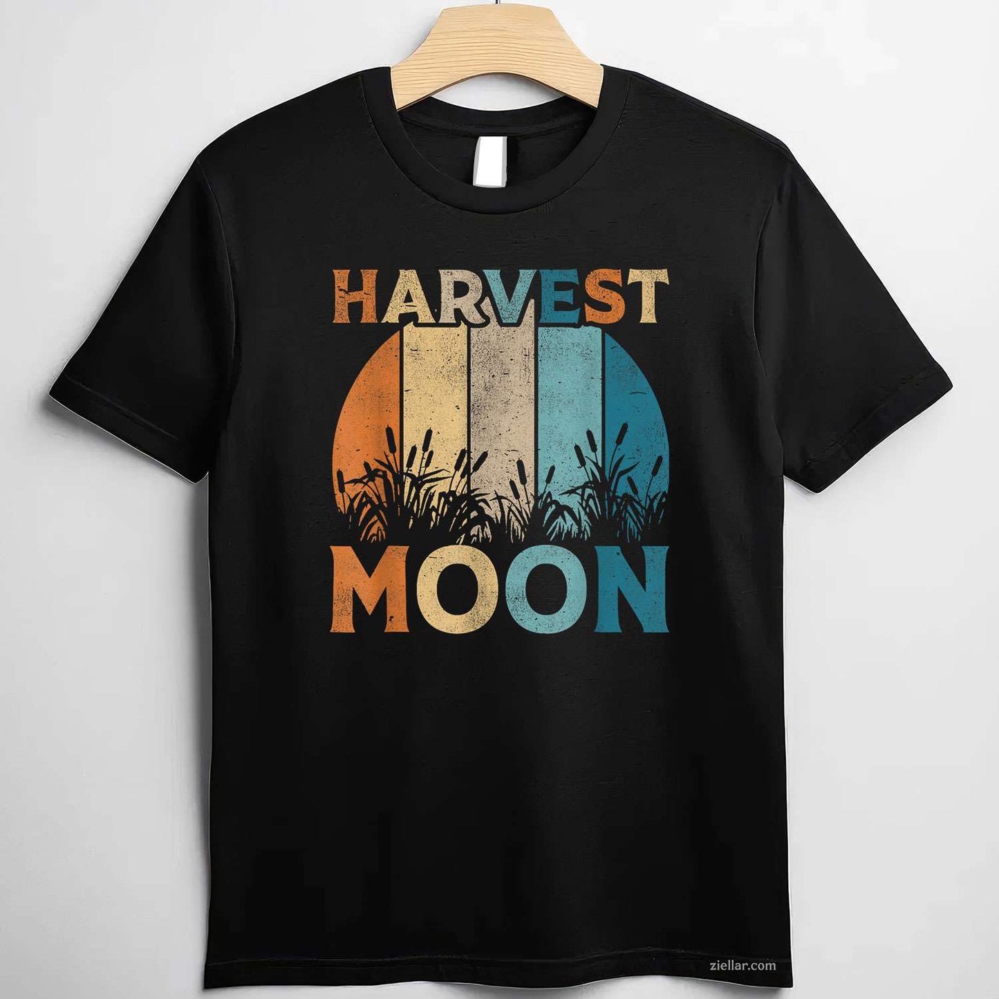 Vintage Harvest Moon Shirts, Mens Womens Autumn Fall T-Shirt and Tee for Adults Men Women Unisex
