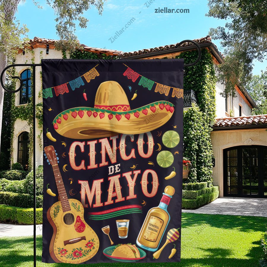Vintage Mexican Celebration Poster with Bold Design for Party and Home Decor