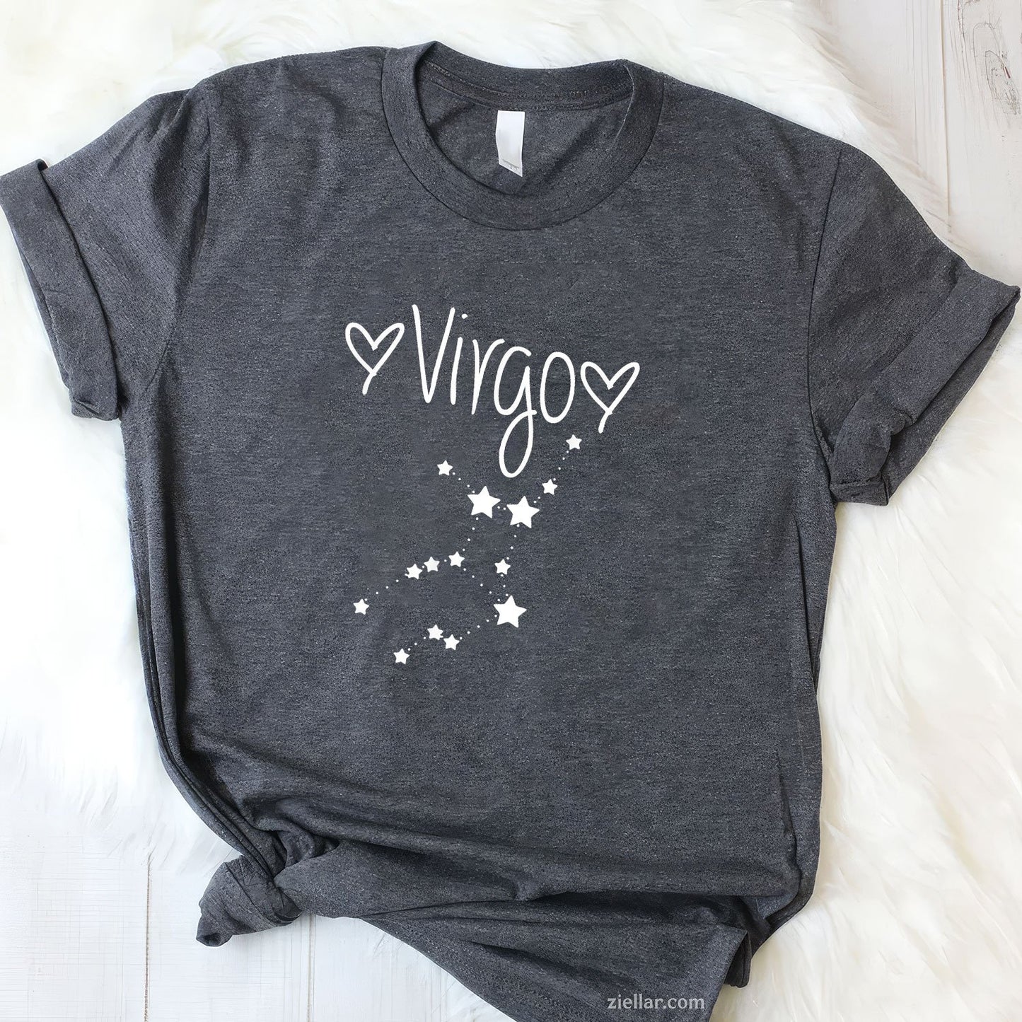 Virgo Horoscope Zodiac Tee and T-Shirt, August September Birthday T-Shirt Gift for Adults
