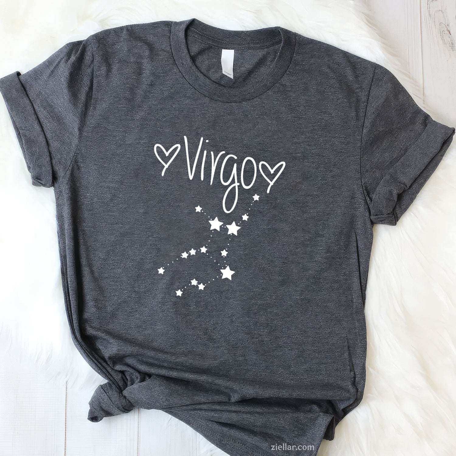 Virgo Horoscope Zodiac Tee and T-Shirt, August September Birthday T-Shirt Gift for Adults