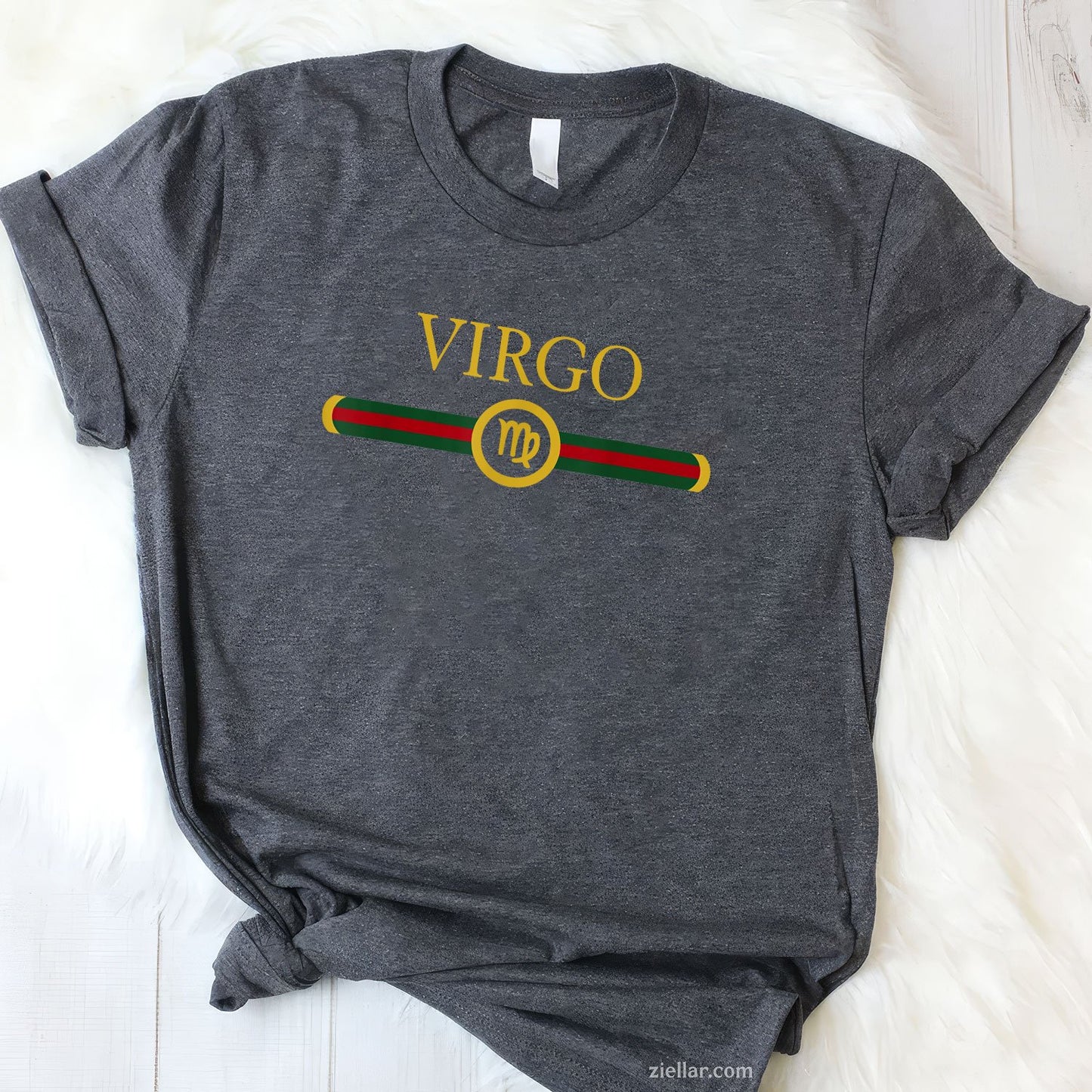 Virgo Zodiac Graphic Tee and T-Shirt, August September Birthday T-Shirt Gift for Adults
