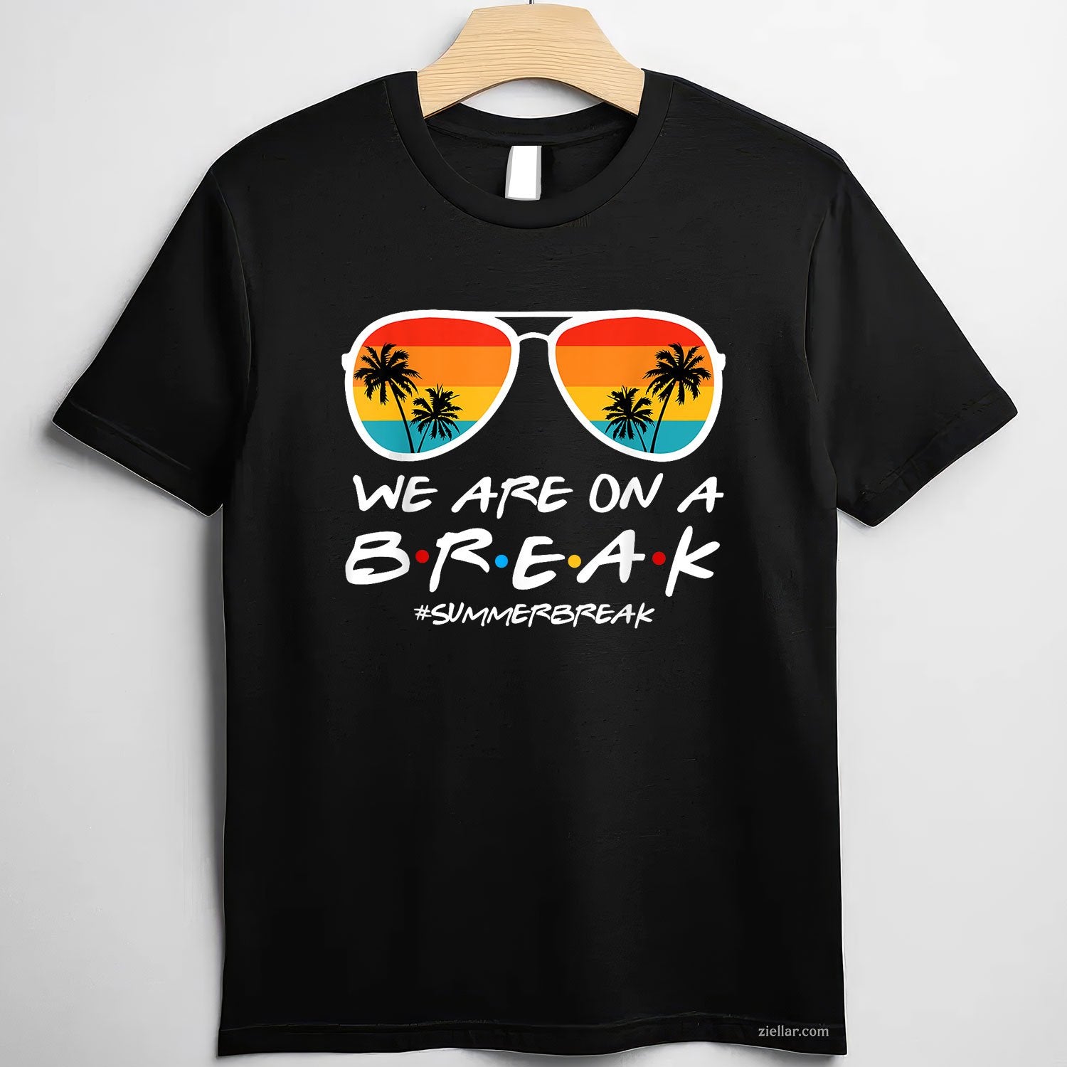 We Are On a Break Tee and T-Shirt, End of School Year Summer Vacation T-Shirt for Teachers
