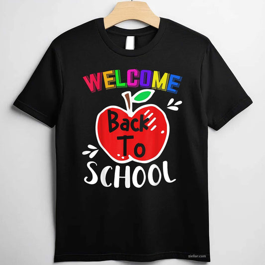 Welcome Back To School Shirt Funny Teachers Students Gift Men Women T-Shirt Tee
