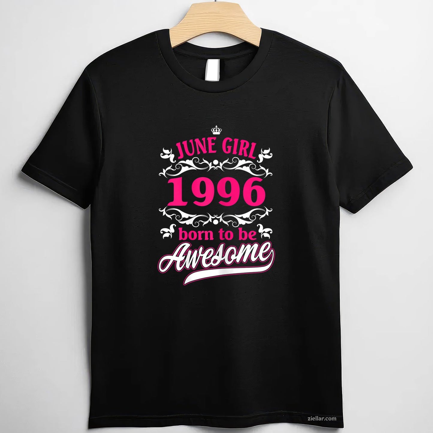 Womens Birthday Vintage Apparel June 1996 Born