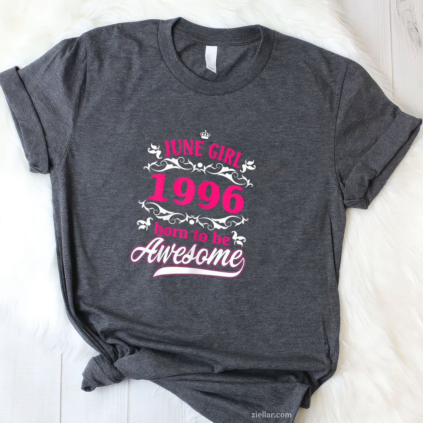 Womens Birthday Vintage Apparel June 1996 Born