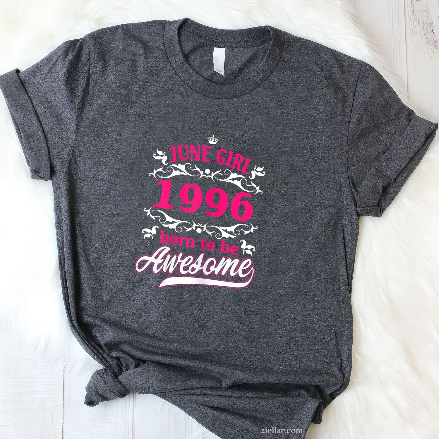 Womens Birthday Vintage Apparel June 1996 Born