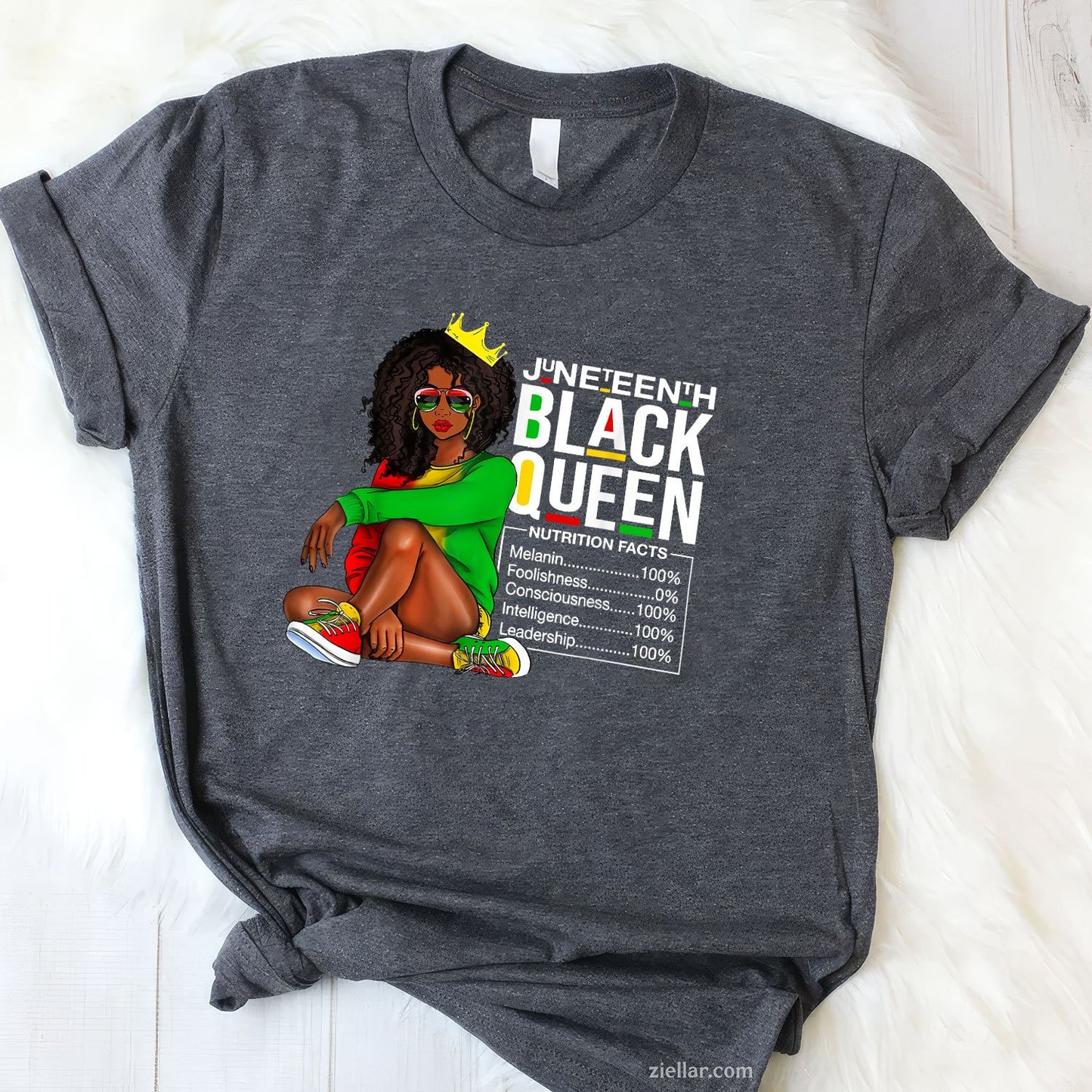 Womens Juneteenth Black Queen