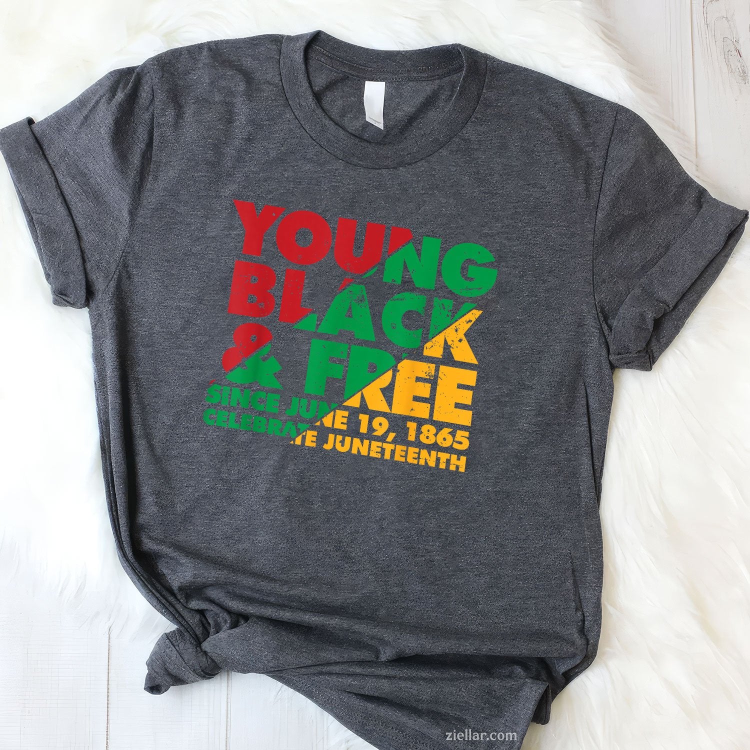 Young Black And Free Novelty Juneteenth