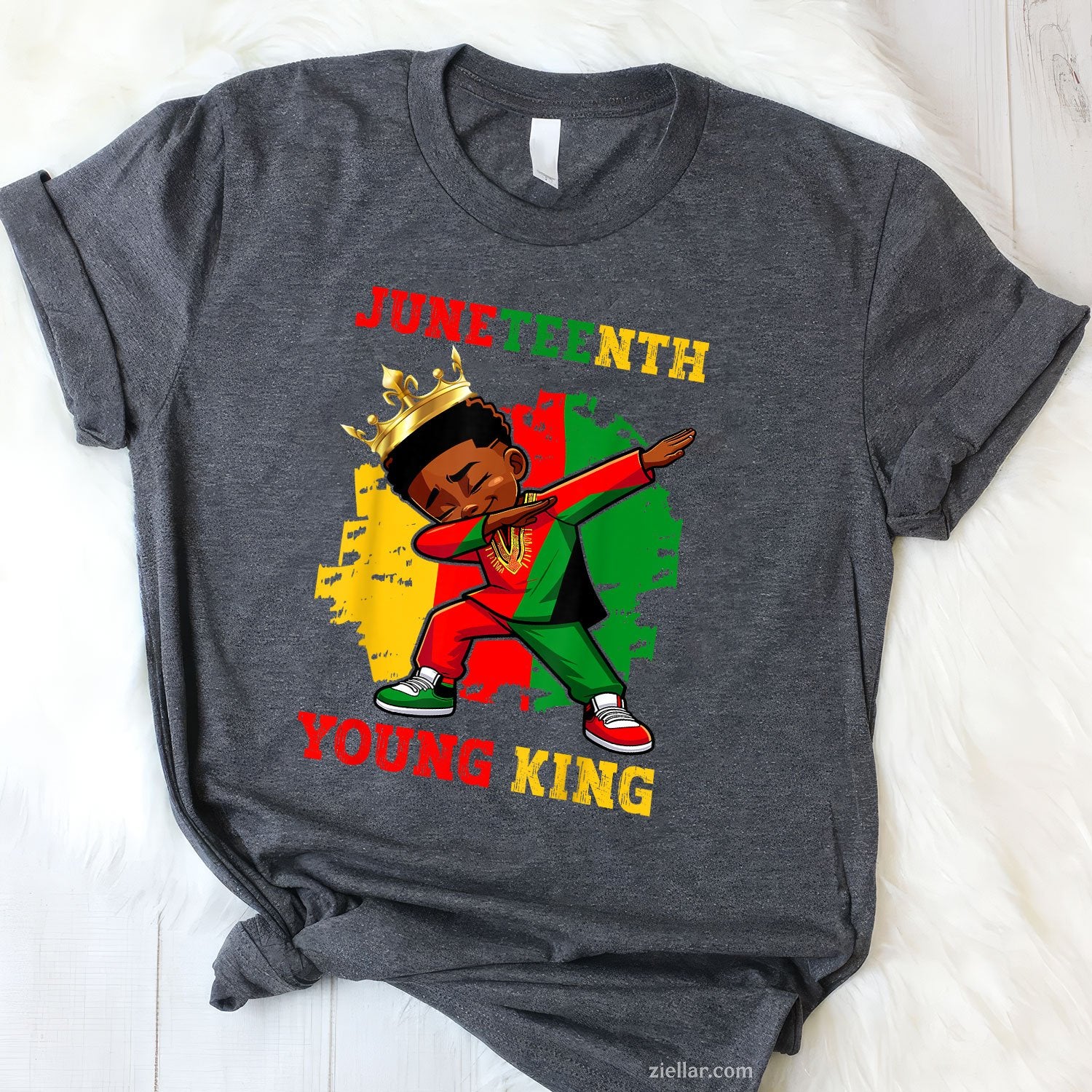 Young King African American 1865 Juneteenth Pride
