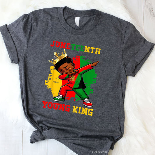 Young King African American 1865 Juneteenth Pride