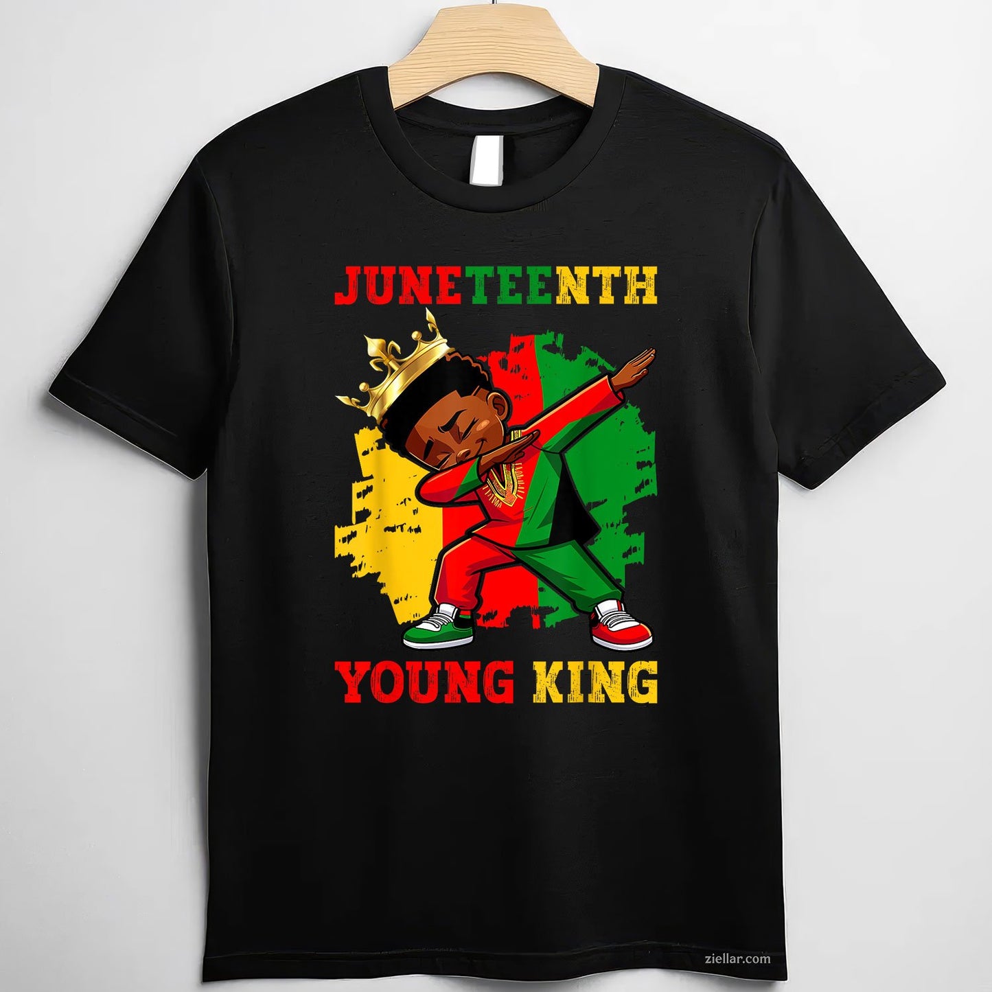 Young King African American 1865 Juneteenth Pride
