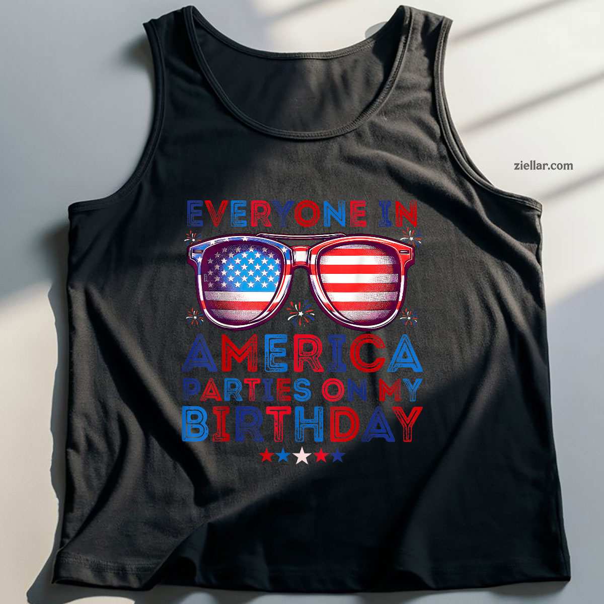 Funny 4th Of July Birthday Independence Day Men Women Kids Tank Top Shirt