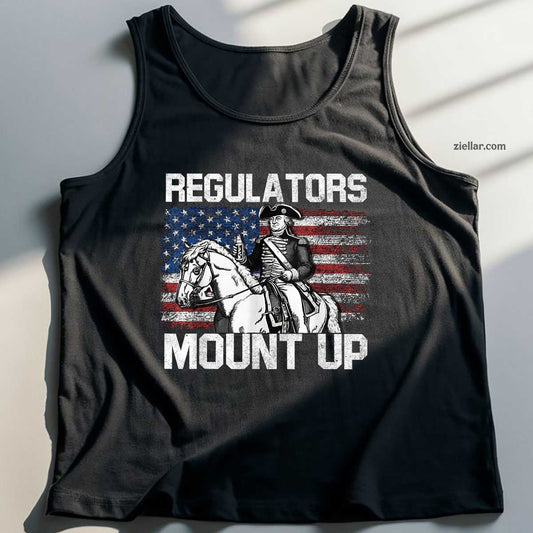 Funny Tank Top Shirt Tee for Men Women Unisex Patriotic USA Independence Day Design