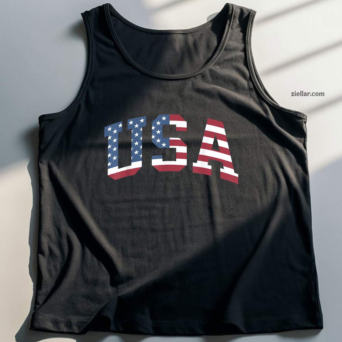 USA Shirt Women Men Patriotic American Flag 4th of July Tank Top Shirt Tee