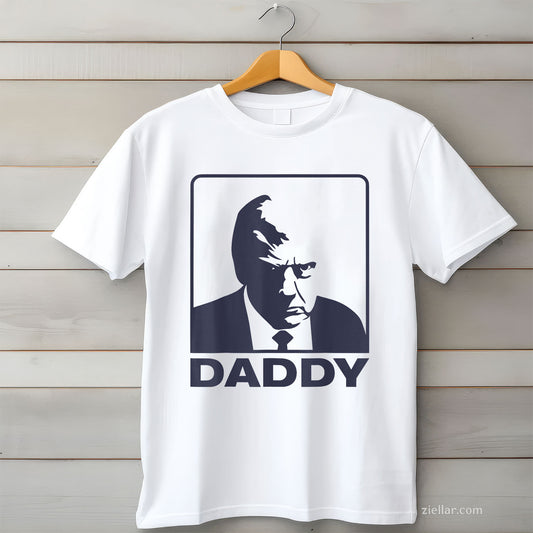 Daddy Trump Tee and T-Shirt, Political Satire T-Shirt for Adults