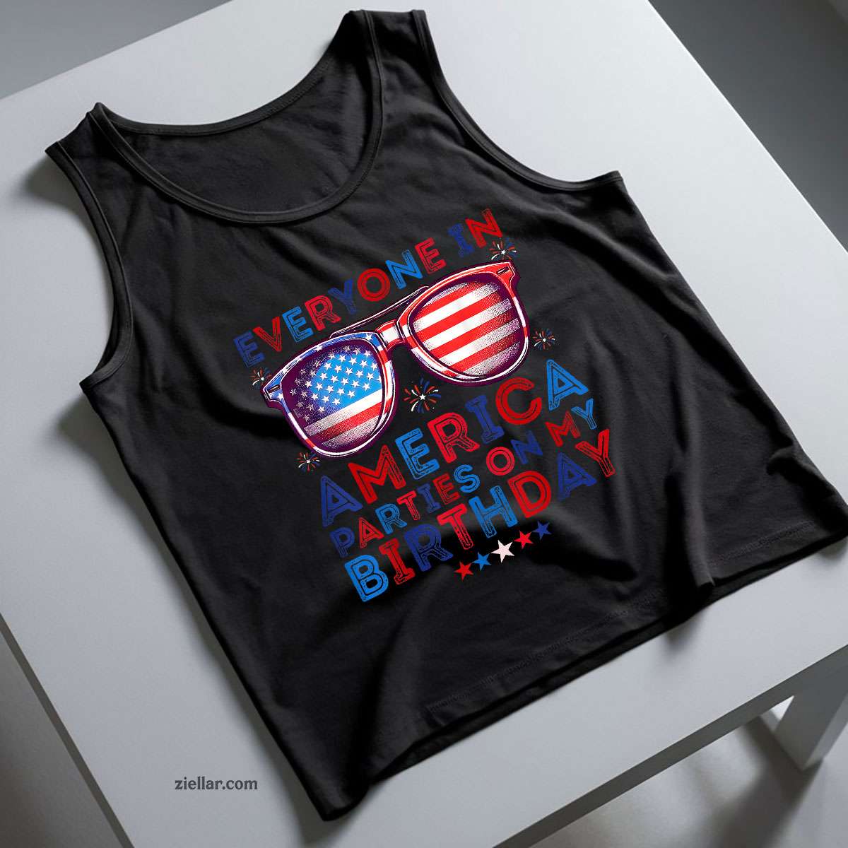 Funny 4th Of July Birthday Independence Day Men Women Kids Tank Top Shirt