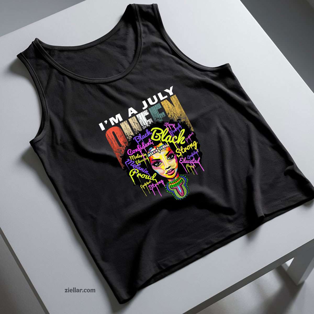 July Birthday Shirts for Women - Queens Were Born in Tank Top Shirt