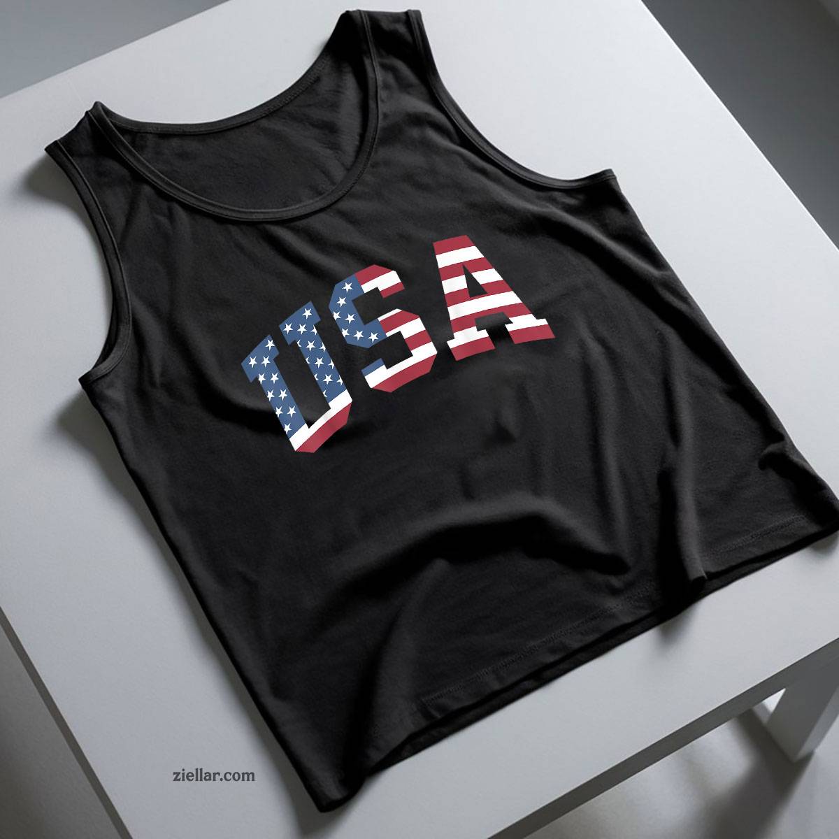 USA Shirt Women Men Patriotic American Flag 4th of July Tank Top Shirt Tee