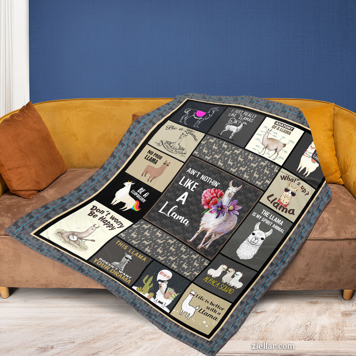 Funny Cat Sayings Quilt Blanket, Fleece Blanket Cute Kitty Quotes for Cat Lovers Gift