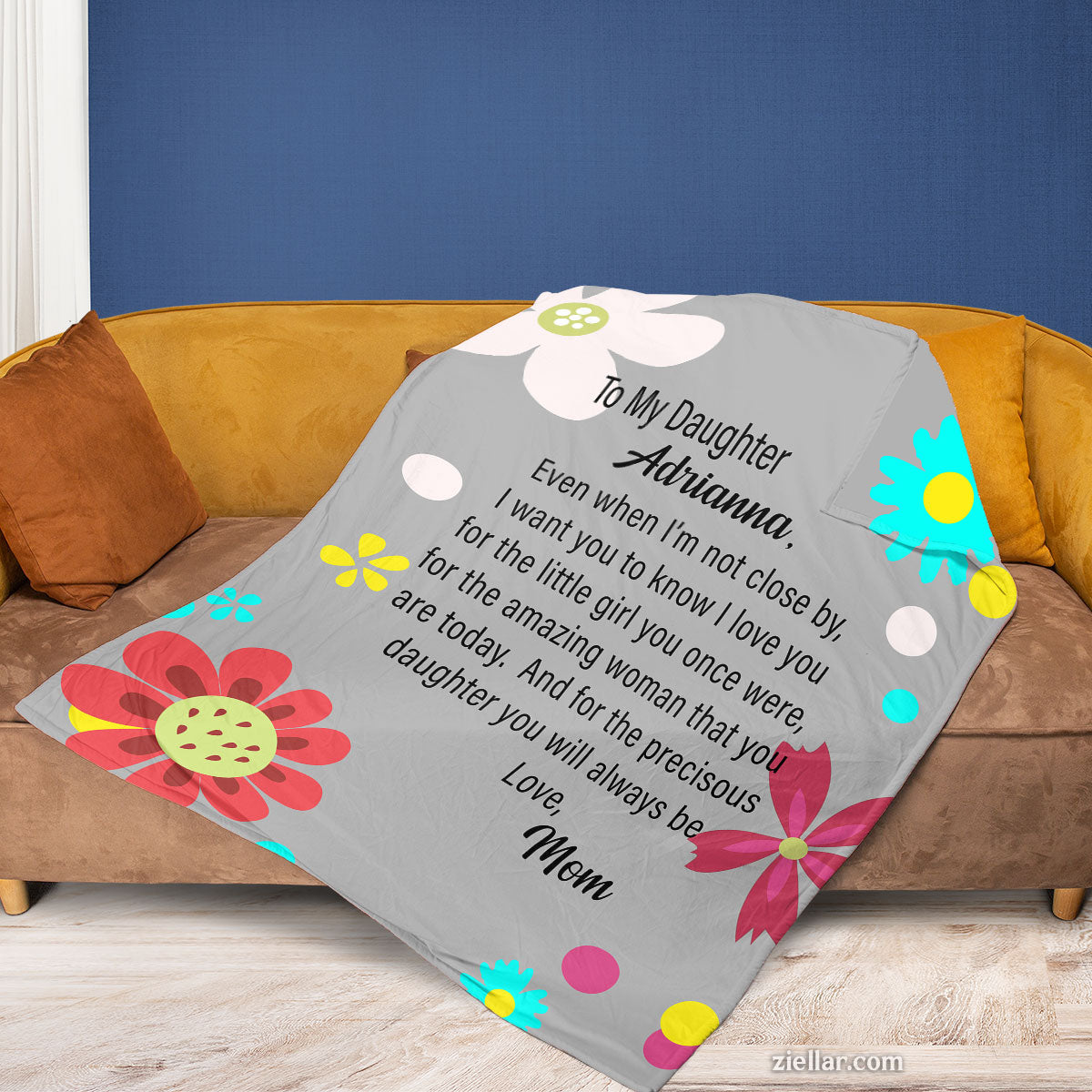 Camping Quotes Quilt Blanket, Fleece Blanket Outdoor Adventure Theme with Retro Posters