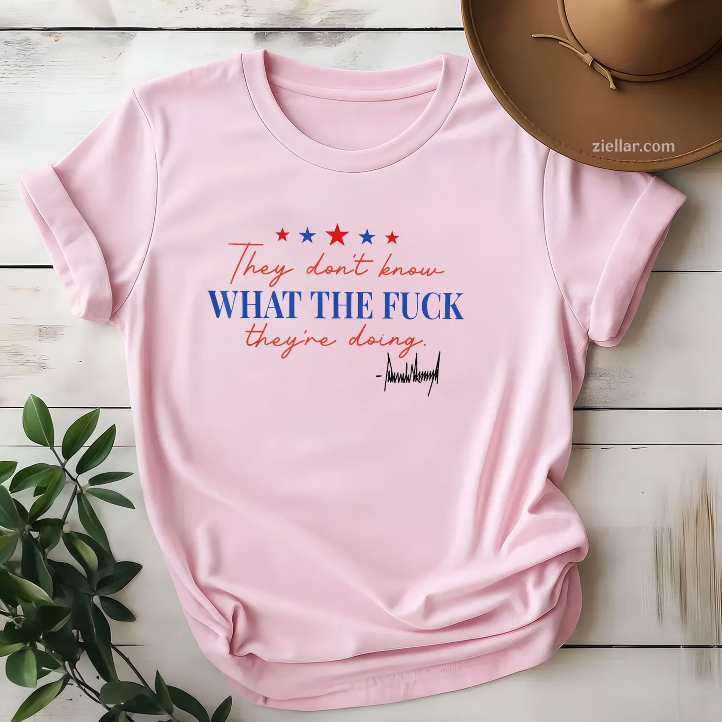 They don't know what the fuck they're doing Tee and T-Shirt, Funny Graphic Meme T-Shirt Gift for Men and Women Adults Limited Edition