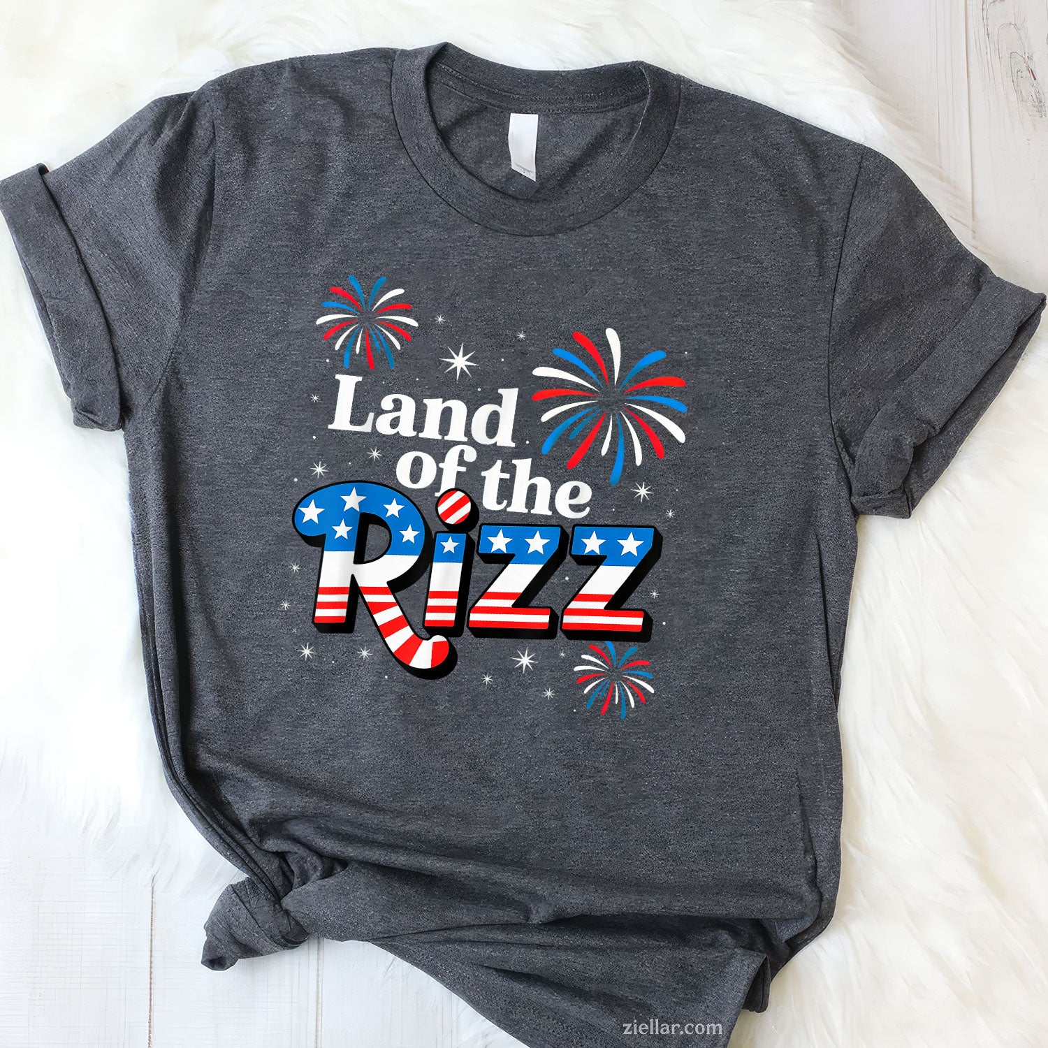 Land of the Rizz Tee and T-Shirt, Funny Land of the Rizz American Meme T-Shirt for Adults