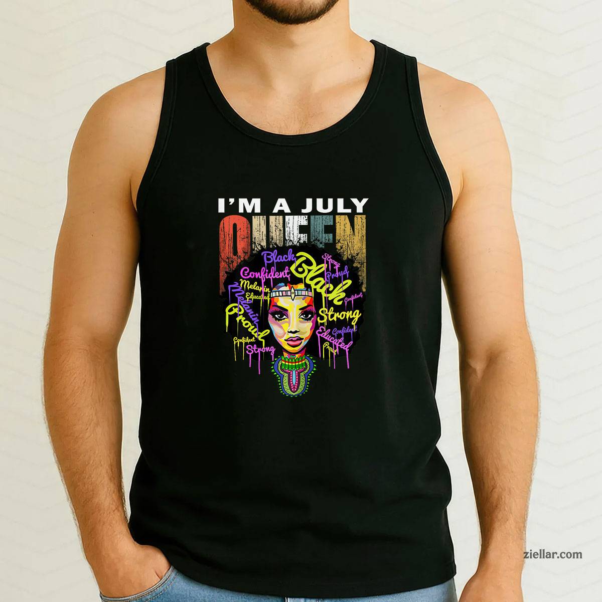 July Birthday Shirts for Women - Queens Were Born in Tank Top Shirt
