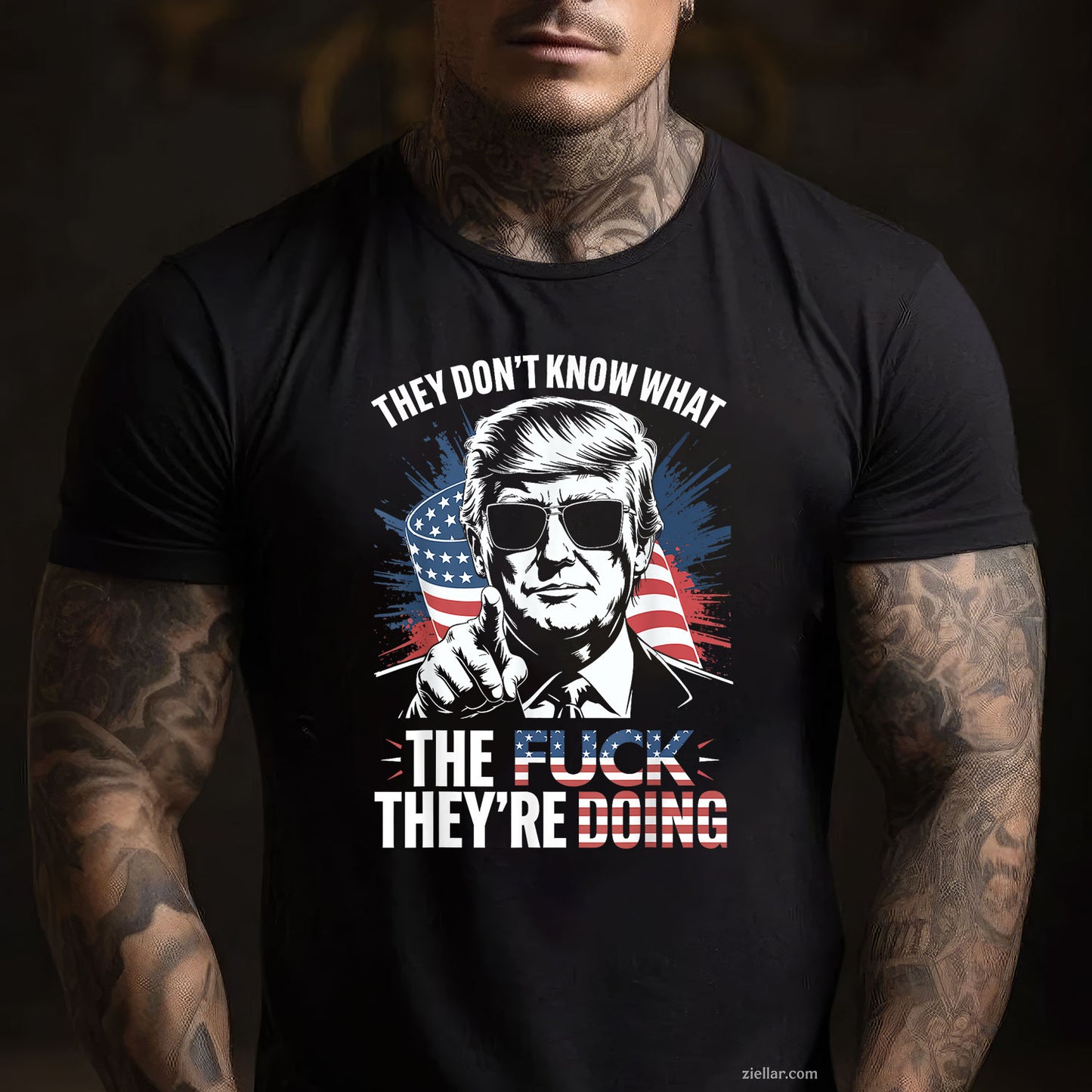 They Don't Know What The Fuck They're Doing Tee and T-Shirt, Funny Graphic Meme T-Shirt Gift for Men and Women Adults Tee Gift