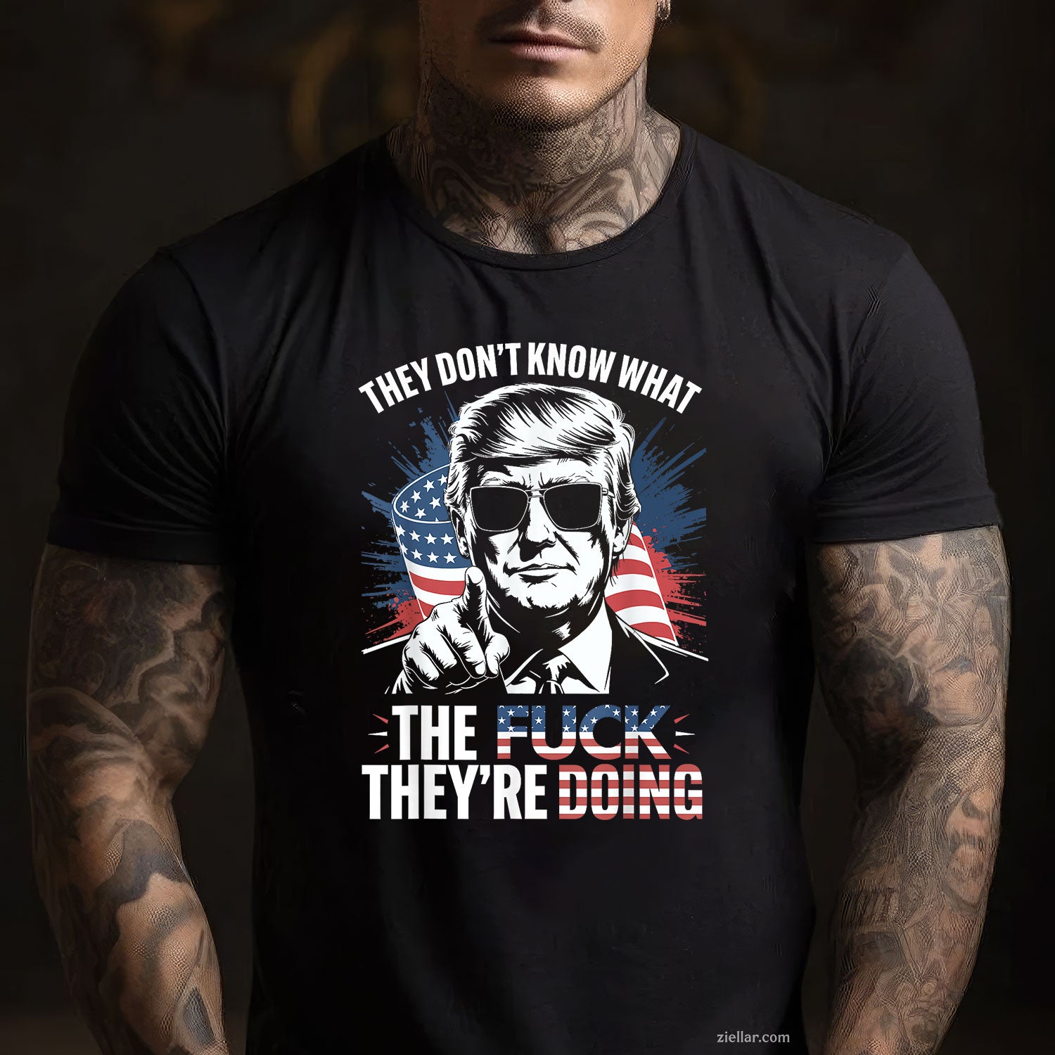 They Don't Know What The Fuck They're Doing Tee and T-Shirt, Funny Graphic Meme T-Shirt Gift for Men and Women Adults Tee Gift