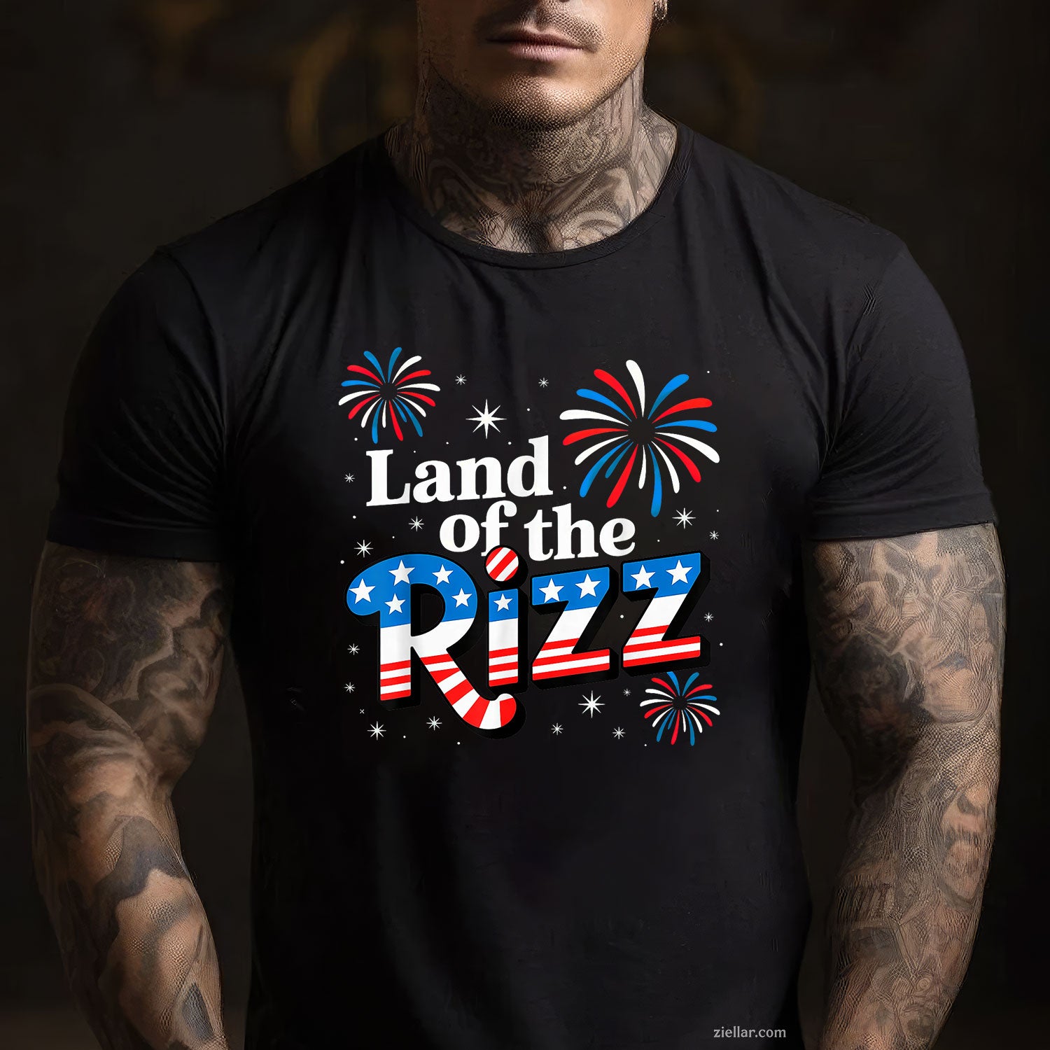 Land of the Rizz Tee and T-Shirt, Funny Land of the Rizz American Meme T-Shirt for Adults