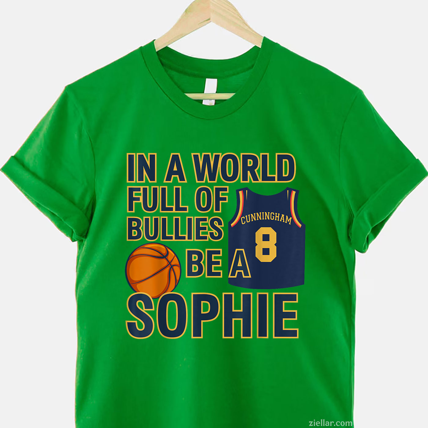 In a World Full of Bullies be a Sophie indianaa Feverr Tee and T-Shirt, Be a Sophie Anti-Bullying Empowerment T-Shirt for Adults