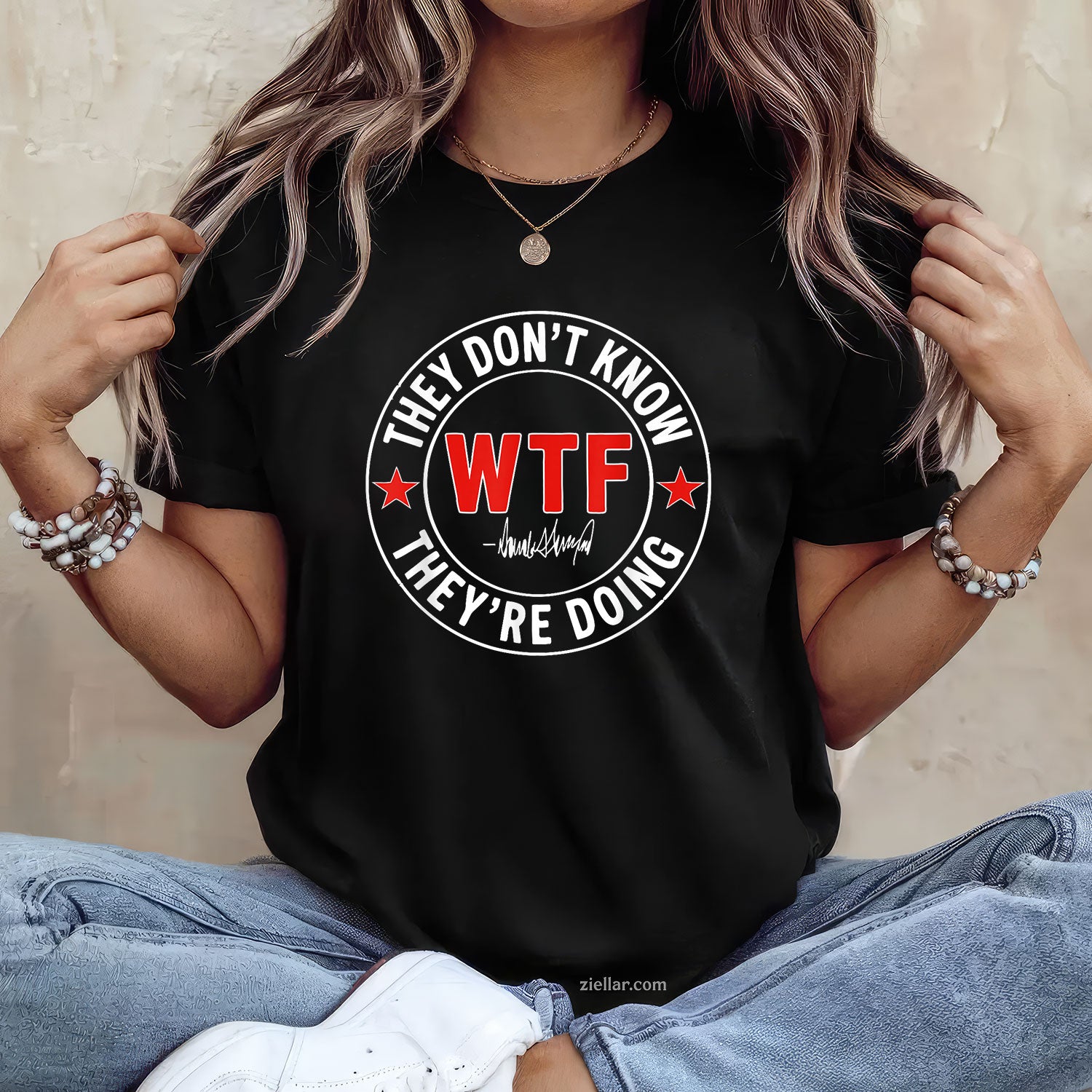 They don't know what the fuck they're doing WTF Tee and T-Shirt, Funny Graphic Meme T-Shirt Gift for Men and Women Adults