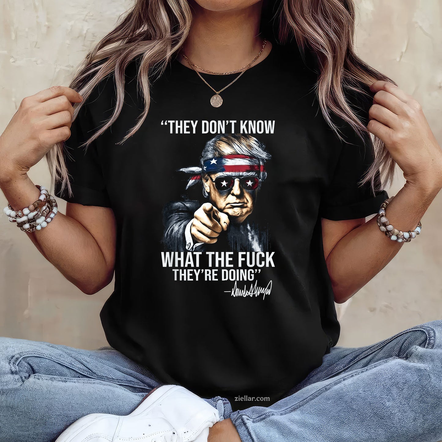 Funny Retro They Don't Know What The Fuck They're Doing Tee and T-Shirt, Funny Graphic Meme T-Shirt Gift for Men and Women Adults