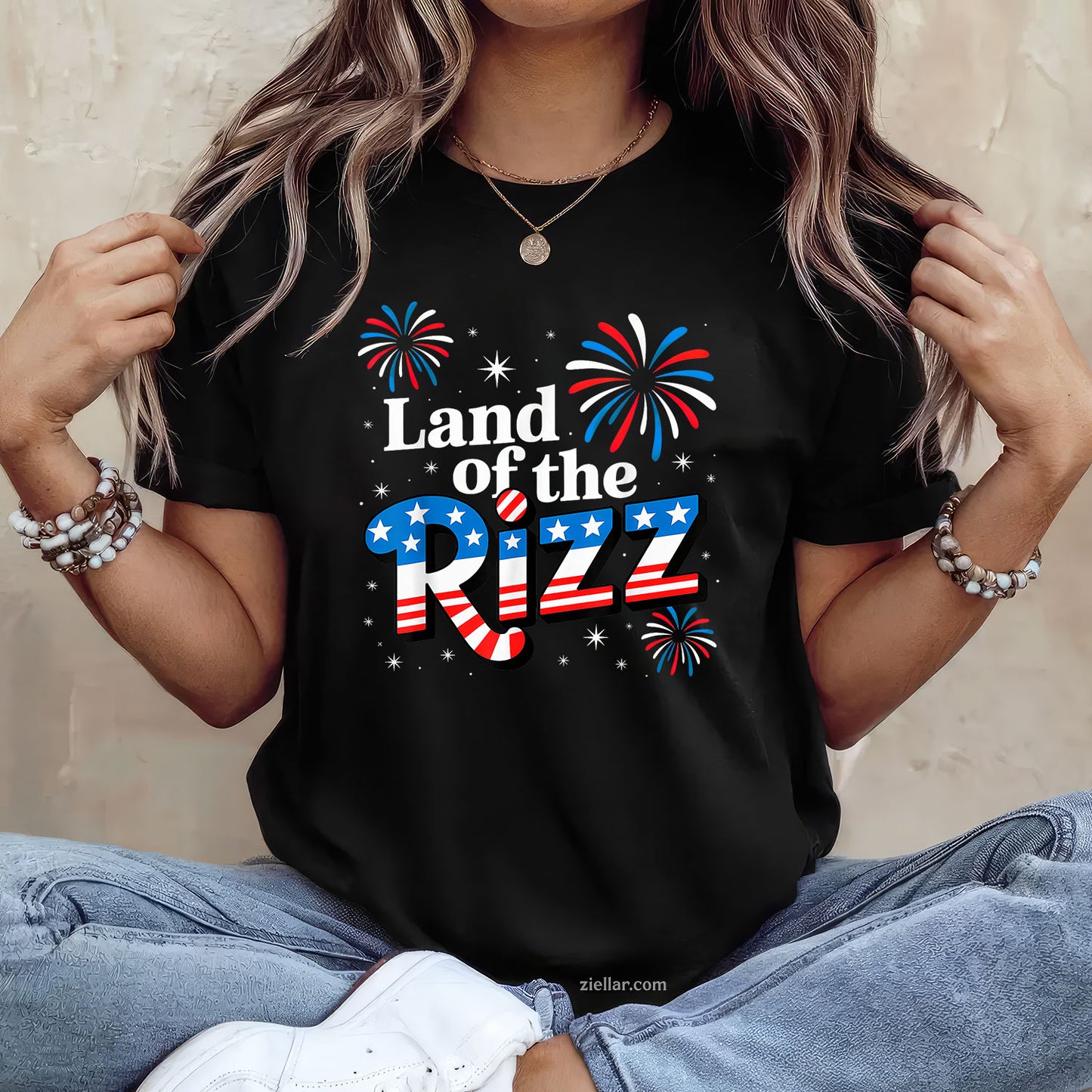 Land of the Rizz Tee and T-Shirt, Funny Land of the Rizz American Meme T-Shirt for Adults