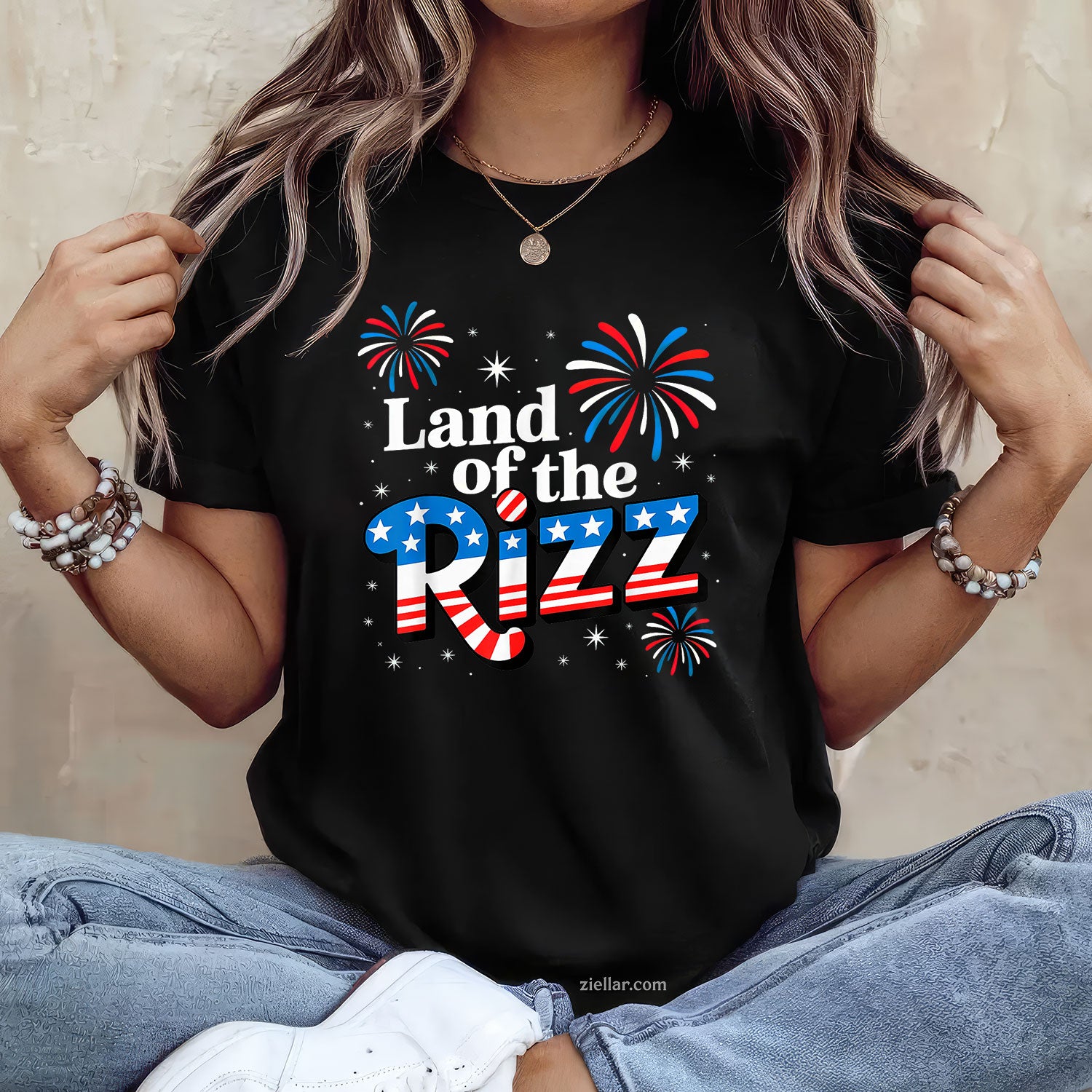 Land of the Rizz Tee and T-Shirt, Funny Land of the Rizz American Meme T-Shirt for Adults