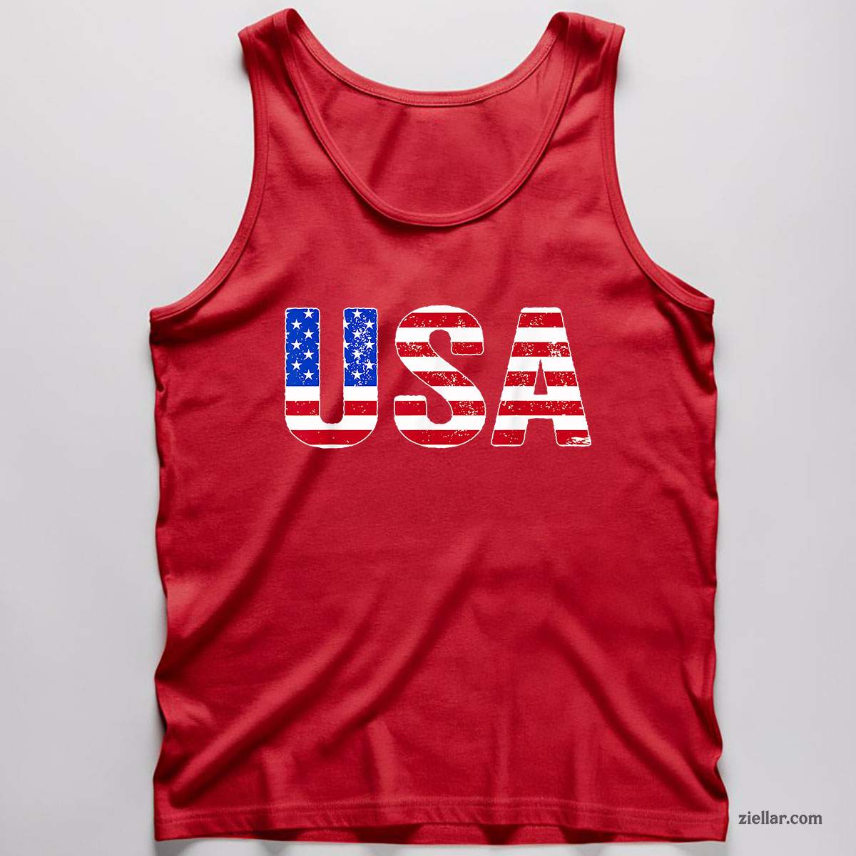 USA T Shirt Patriotic American Flag Men Women Kids July 4th Tank Top Shirt