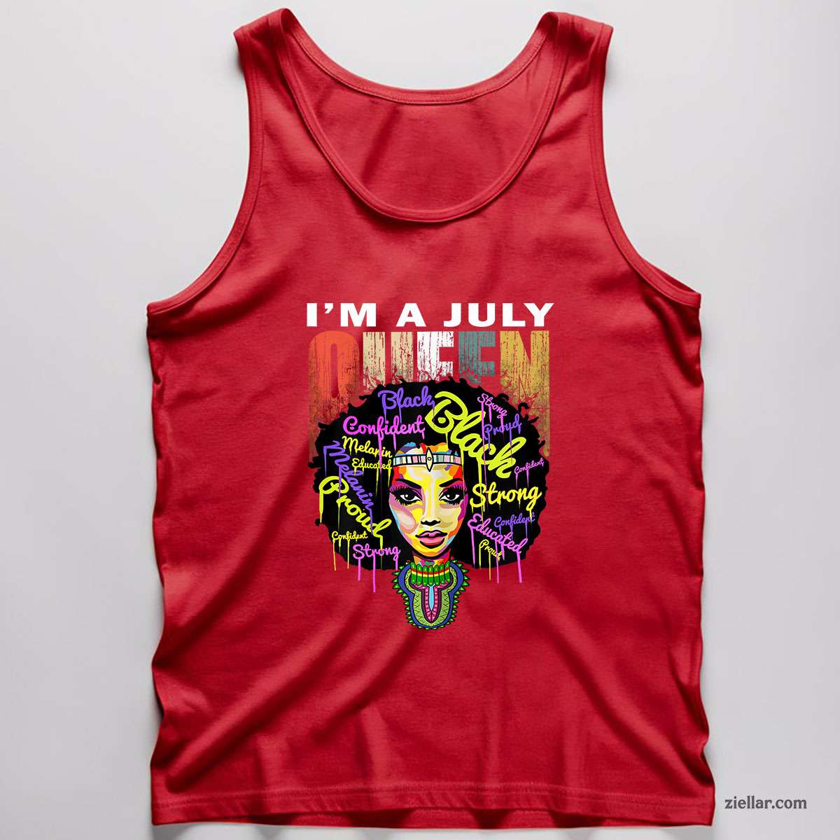 July Birthday Shirts for Women - Queens Were Born in Tank Top Shirt