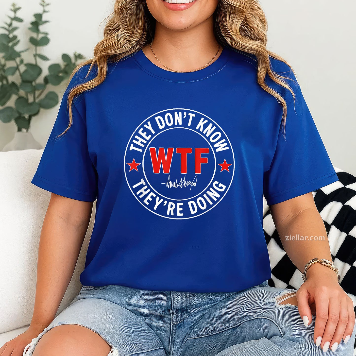 They don't know what the fuck they're doing WTF Tee and T-Shirt, Funny Graphic Meme T-Shirt Gift for Men and Women Adults