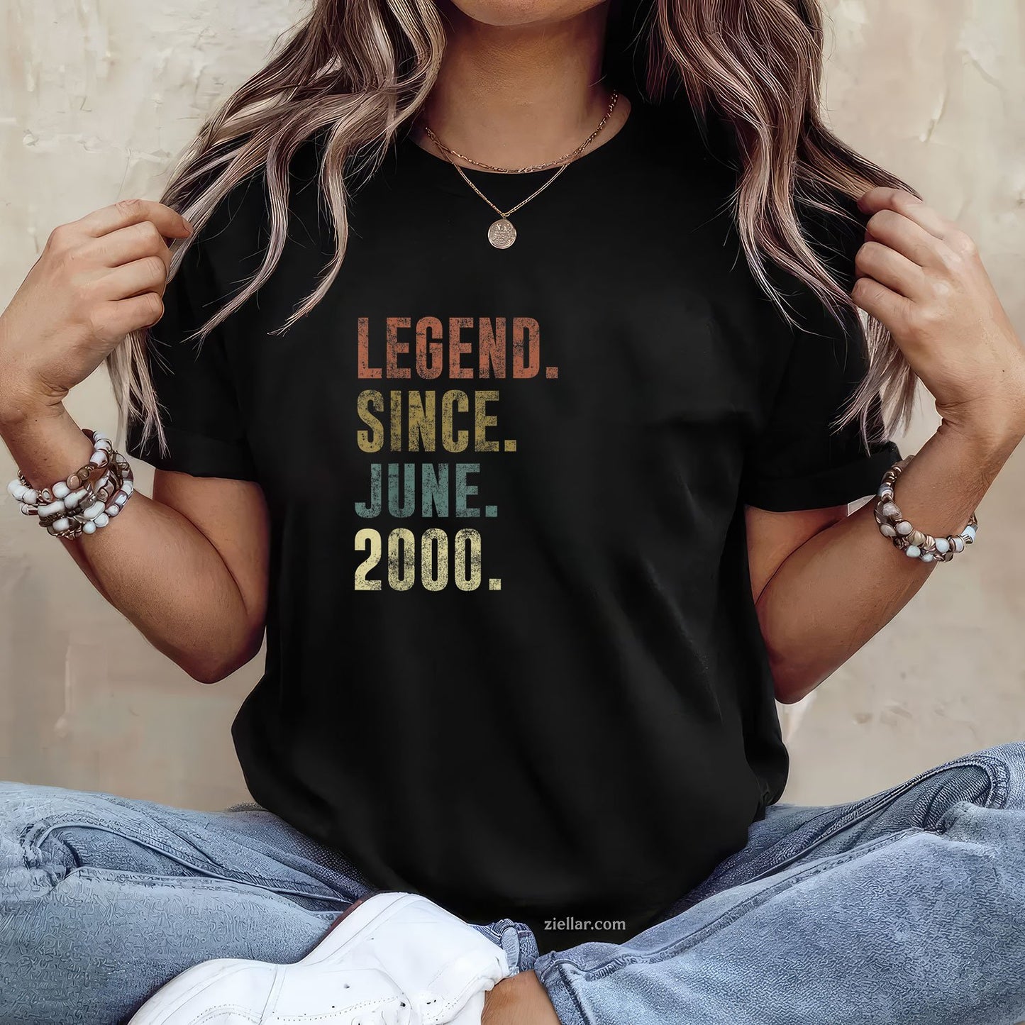 25th 2000 Birthday Vintage Legend Since June
