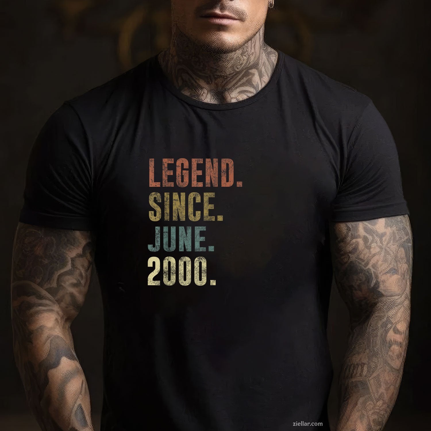 25th 2000 Birthday Vintage Legend Since June