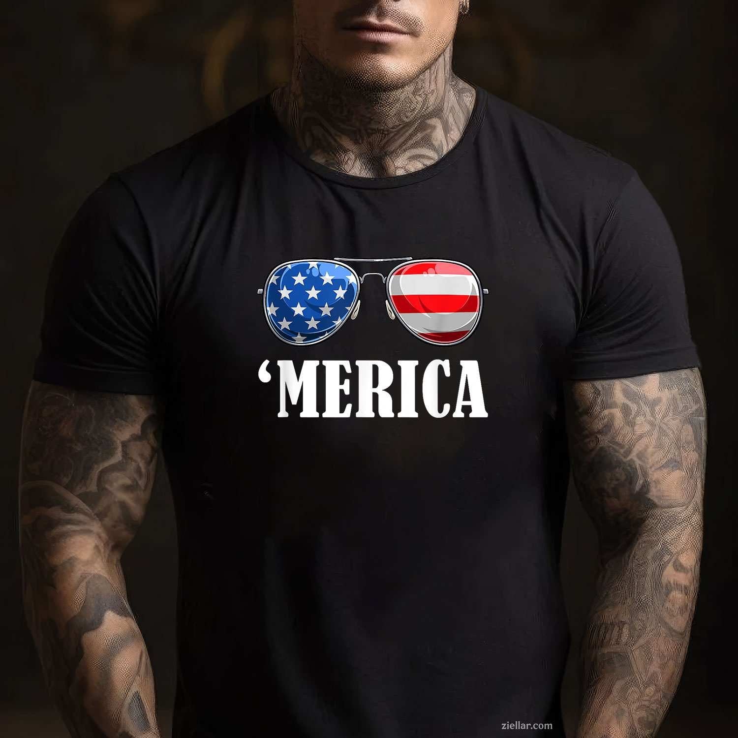 4th July America Independence Day Patriot USA Mens & Womens T-Shirt Tee