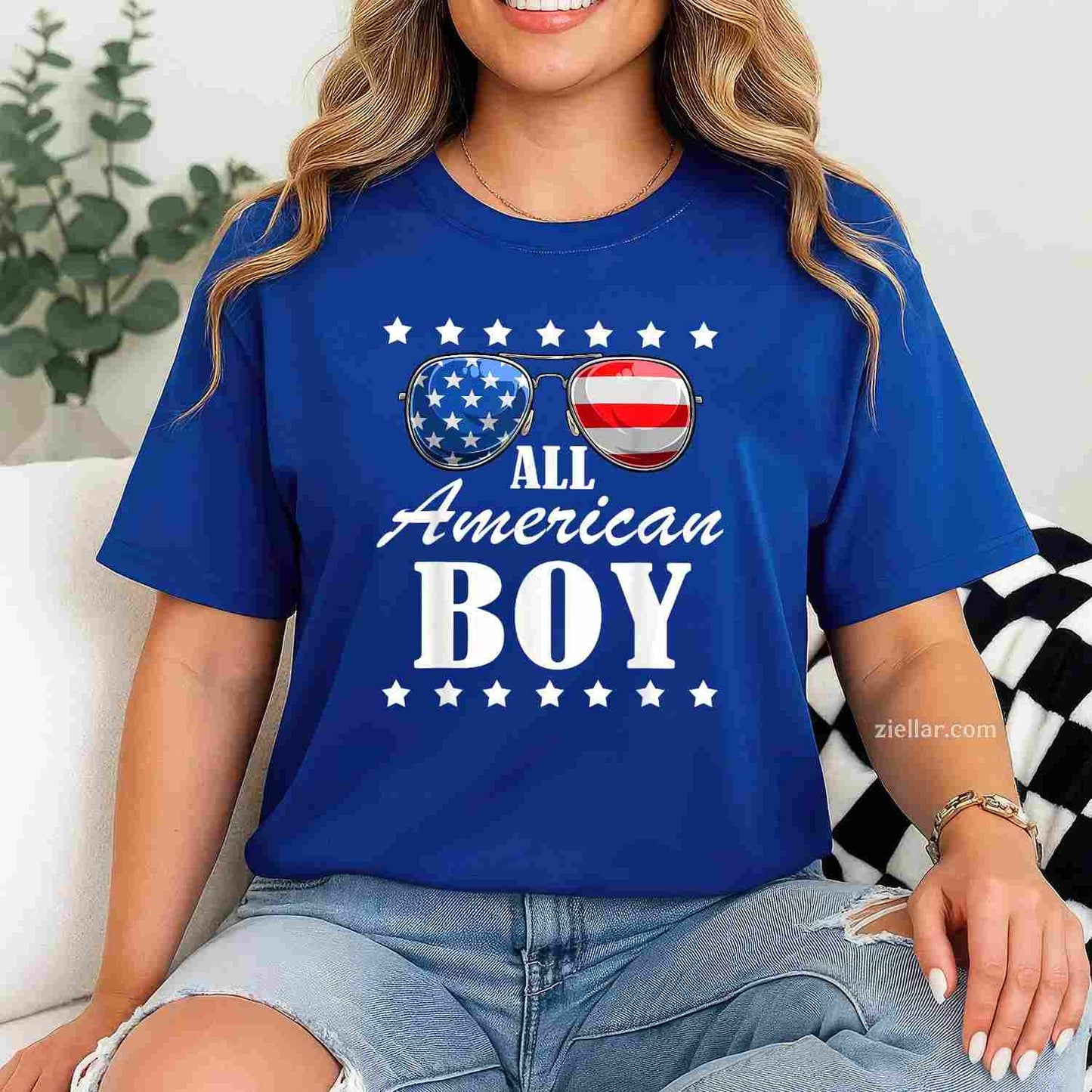 4th July America Independence Day Patriot USA Mens & T-Shirt Tee