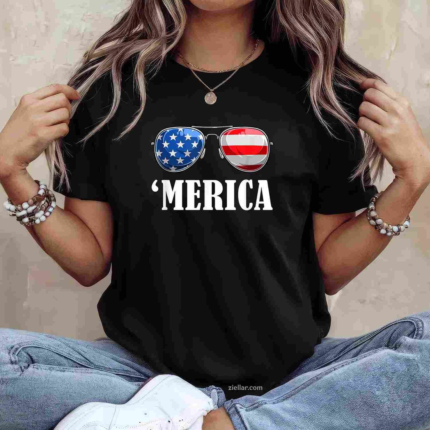 4th July America Independence Day Patriot USA Mens & Womens T-Shirt Tee