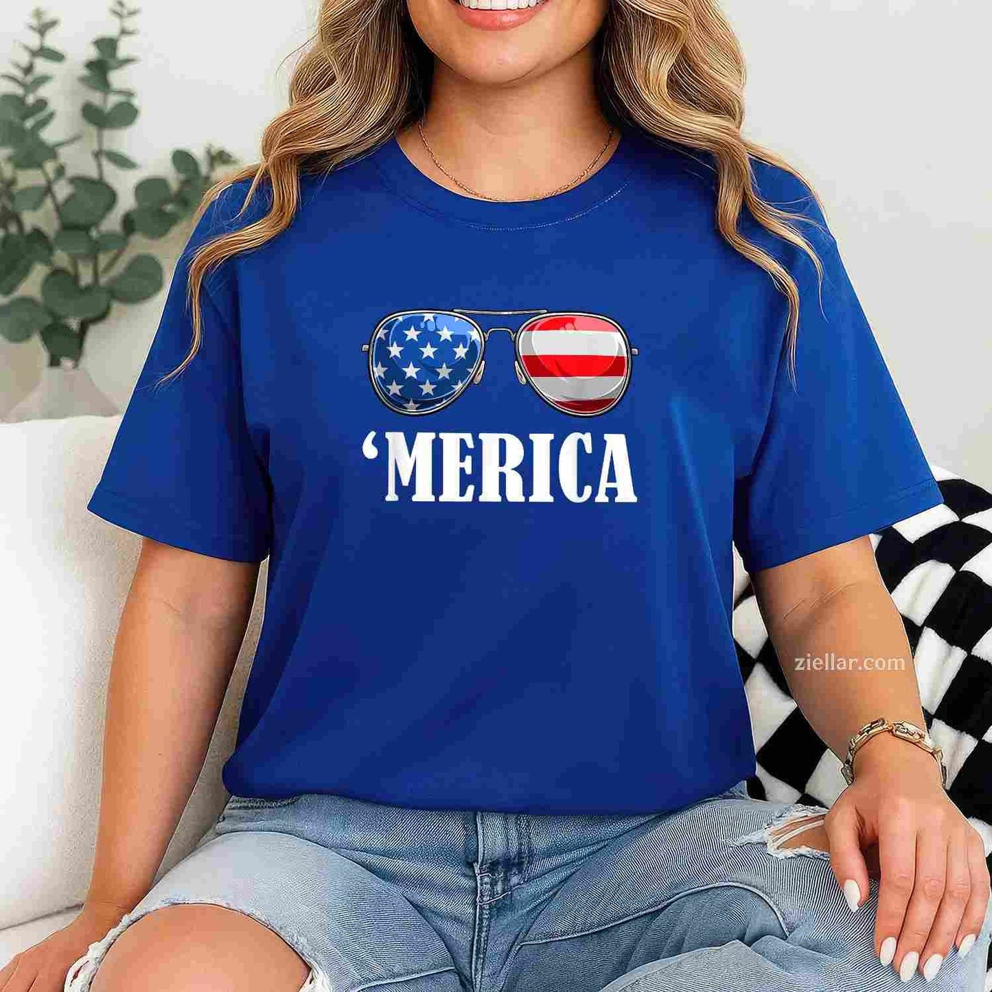 4th July America Independence Day Patriot USA Mens & Womens T-Shirt Tee